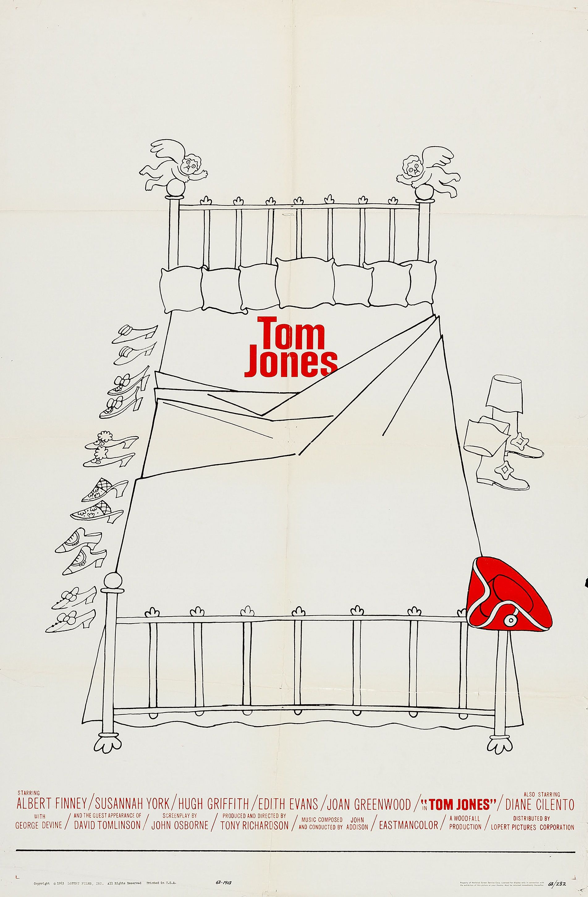 Tom Jones 1963 Poster