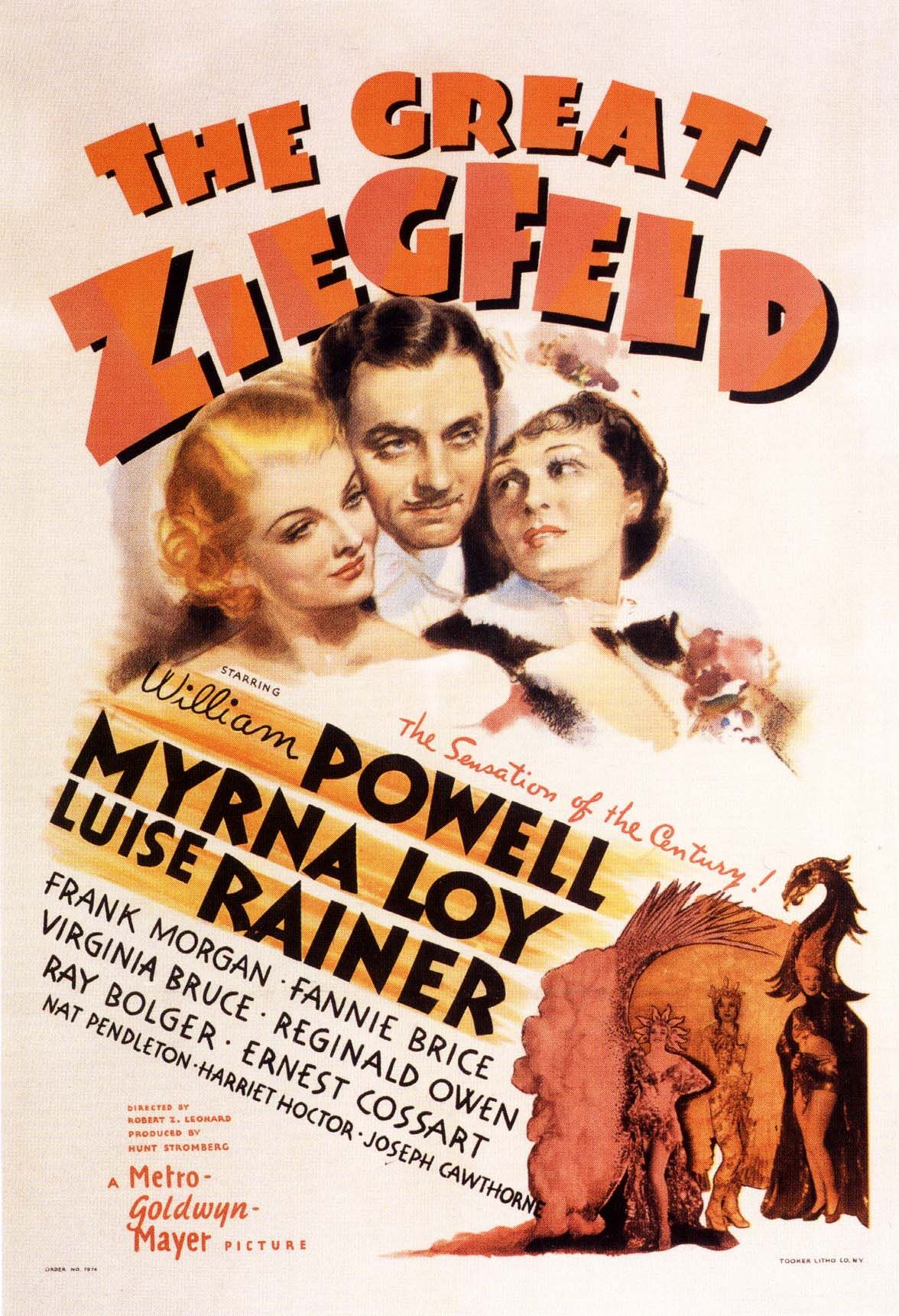 The Great Ziegfeld Film Poster