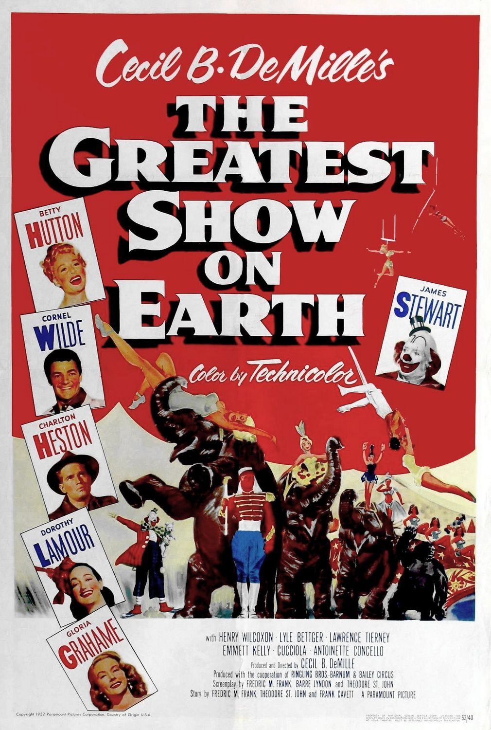 The Greatest Show on Earth Film Poster