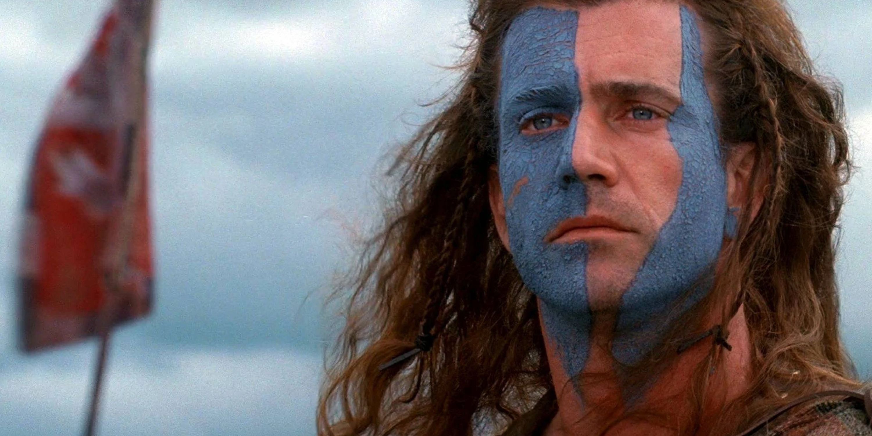 William Wallace looking to the distance in Braveheart