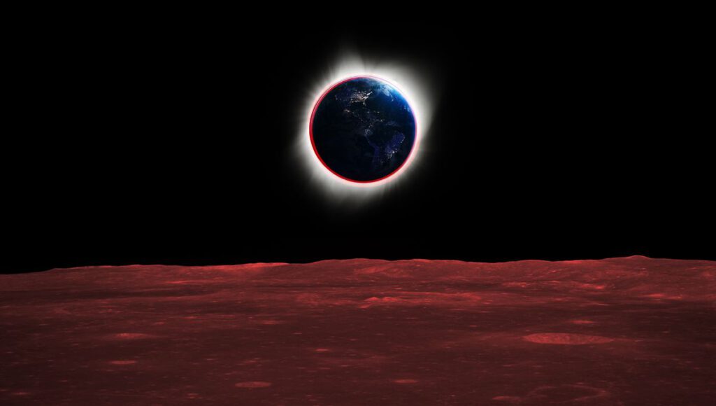What Would A Solar Eclipse Look Like From The Moon?